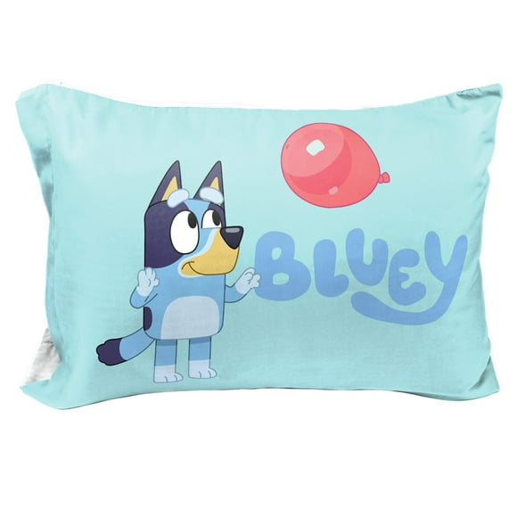 Funda de almohada Jay Franco Bluey & Bingo reversible 50 x 75 cm