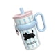 thumbnail image 3 of Vaso térmico de acero inoxidable, regalo de taza térmica, botella de agua versátil y bonita. Azul, 3 of 9