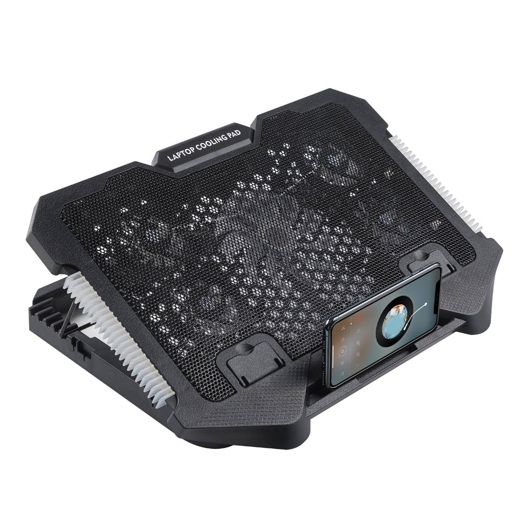 Gaming Laptop Cooling Pad Laptop Cooling Stand External Cooling Fan Cooling Laptop with 2 USB Port Phone Holder
