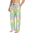 thumbnail image 6 of Honiee Rainbow Rabbit for men - a sleek fusion of Straight Pajama Pants, versatile Lounge Pants, and cozy Sleepwear, all rolled into one-Large, 6 of 6