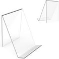 thumbnail image 4 of 4-Piece Clear Acrylic Easel Display Stands,Book Holder and Picture Frame Stand for Tabletop,Lightweight Transparent Pedestals-as show, 4 of 4