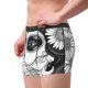 thumbnail image 2 of Fotbe Floral Sugar Skull Portrait Calzoncillos Tipo Boxer con Bolsa de Soporte Total para Hombre, X-Temp Fresco, Transpirable y de Secado Rápido-XX-Large, 2 of 5