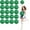 Green, variant on LINLIN cheer pom pom, 20PCS Cheerleading Pom Poms, Premium Metallic Pom Poms Set Cheering Hand Flowers Handle Dance Pom Poms Cheering Squad Pompoms for Football Basketball Cheers