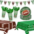 thumbnail image 1 of Set de decoración para fiestas Childom Football, 133 piezas con mantel, 1 of 7