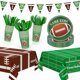 thumbnail image 1 of Set de decoración para fiestas Childom Football, 133 piezas con mantel, 1 of 7