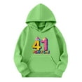 thumbnail image 3 of Boys Girls Graphic Print Hooded Sweatshirt Casual Pullover Jacket With Pocket For Kids Youth, 3 of 3
