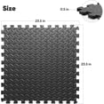 thumbnail image 2 of Home Gym Mat, Puzzle Exercise Mat, EVA Interlocking Foam Floor Tiles for Home Workout Equipment and Kids' Play Areas - Black, 24 in x 24 in x ½ in - 12 Tiles (Black, 12 Pack, 48 SQ FT), 2 of 6