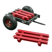 Gener8 Wagon with Inflatable Rubber Tires, for Ages 3-7, Red, Unisex, 44 lb Capacity, Manual