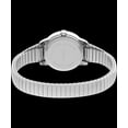 thumbnail image 5 of Indiglo by Timex Ladies' Adult Stainless Steel Expansion Band Wristwatch, Silver, T2H371WX, 5 of 5