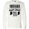 thumbnail image 3 of Inktastic Indiana Awesome Since 1816 Long Sleeve T-Shirt, 3 of 5