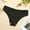 Black, variant on Abomasnow Women's Underwear Low Rise Cotton Underwear Lightweight Lady Micro Soft Breathable Briefs Hipster Panties