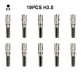 thumbnail image 1 of 10pcs H4 Hex Shank Socket Screwdriver Bits 2.5-5.5mm Nut Driver for DIY Projects 3.5mm, 1 of 9