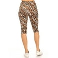 thumbnail image 3 of Women's Casual Workout Comfy Stretch Elastic Waist Burmuda Leggings Short Pant, 3 of 5
