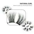 thumbnail image 2 of Yardwe Black Curly False Eyelashes Sectional Style Perfect for Makeup Application, 2 of 8