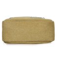 thumbnail image 4 of Bolsa cruzado de lona con cremallera retro para hombrecuadrado informal para fiesta (caqui) Likrtyny Para Estrenar, 4 of 6