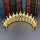 thumbnail image 4 of Zhuge Tiara de boda para novia, diadema de princesa, corona nupcial, joyería para el cabello con diamantes de imitación de cristal, decoración para novia, cumpleaños, graduación, boda (E), 4 of 4