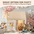 thumbnail image 3 of Large Kids Play Tent with Light, Cuopluber Play Tent Indoor & Outdoor, Play House with Door & Windows Toddler Tent Toys Gifts for 3,4,5,6 Year Old Girls Boys, 50" x47" x41", 3 of 7