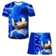 thumbnail image 2 of Nuevas camisetas de verano para niños, camisetas de Sonic, pantalones cortos, conjuntos de 2 piezas, camisetas de anime para niños, conjuntos de ropa de verano para bebés, 2 of 5