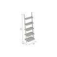 thumbnail image 4 of Safdie & Co. Wall Shelf 70H Light Grey 5 Tier With Borders, 4 of 4