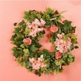 thumbnail image 4 of Up to 65% off! Spring And Summer Simulated Embroidery Ball Vines Wreath Home Outdoor Wedding Party Decoration Pendant Wreath Outdoor Indoor Garden Home Decoration, 4 of 7