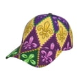 thumbnail image 6 of Lsque Mardi Gras4 Baseball Cap Trucker Low Profile Hat Golf Dad Hat Adjustable Original Classic Unconstructed Plain Cap Men Women, 6 of 9