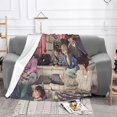thumbnail image 3 of Mantas Kpop Star Stray Kids Singer Idol de franela para primavera/otoño, mantas ultrasuaves para ropa de cama, mantas para dormitorio, 3 of 5