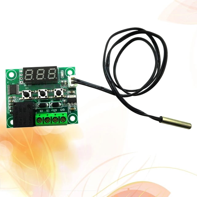 DEEPCRAFF Thermostats Programmables Thermostat Numérique Métal 1 Ensemble Refroidissement et Chauffage 1.97*1.57*0.79 Po