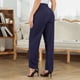 thumbnail image 3 of Pantalones de talle alto para mujer,Pantalones de talle alto para mujer Pantalones con bolsillo Pantalones de talle alto Uso conveniente, 3 of 8