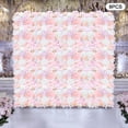 thumbnail image 4 of 8Pcs Artificial Flower Wall Panel Backdrop Wedding Party Background Venue Decor, 4 of 20