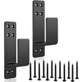 thumbnail image 1 of 2x 4 Door Barricade Brackets. Upgrade Door Barricade Security Bar Provide Home, 1 of 9