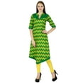 thumbnail image 1 of Kurta Bollywood Imprimée Indienne pour Femmes Kurti Ethnique Haut en Coton Tunique Robe, 1 of 3