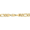 thumbnail image 4 of Leslie's Real 14kt Yellow Gold 8.75mm Flat Figaro Chain; 24 inch; Lobster Clasp; for Adults and Teens; for Women and Men, 4 of 5