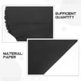 20 Sheets Black Cardboard Cardstock Paper White Cardstock DIY Craft Paper Blank Papers for Print
