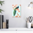 thumbnail image 3 of Elephant Stock Peacock Grandeur Wall Art - Vertical Canvas Wall Art - Living Room Wall Decor - Animal Canvas - Orange And Beige Decor - 8" x 12", 3 of 8