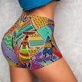 thumbnail image 6 of Rocae Dancing African Womans for Women's Quick-Dry Running Shorts,Ladies Active Athletic Apparel Yoga Workout Gym Running Volleyball Spandex Shorts Large, 6 of 9