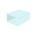 thumbnail image 1 of Leodye 1PCS Transparent Plastic Shoe Box Drawer Type Shoe Organizer Stackable Storage Box for Shoe Rack Closet and Home Organization -5.51×9.45×12.83in, 1 of 6