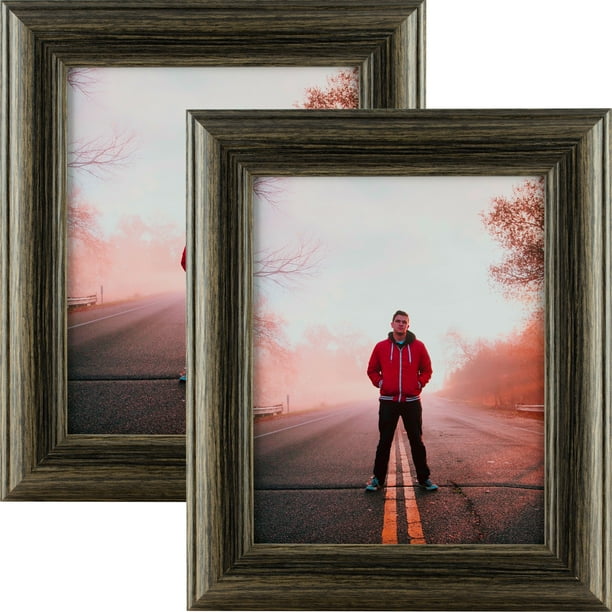 Craig Frames Dakota N, Black Tan Oak Picture Frame, 11x14 Inch, Set of