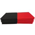 thumbnail image 5 of 10pcs Soundproof Foam Studio Acoustic Foam Sound Absorption Treatment Panel Grey, 5 of 5