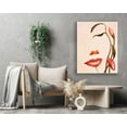 thumbnail image 3 of 36" x 48" x 1.25" Abstract Flower Face Fine Art Canvas, 3 of 3