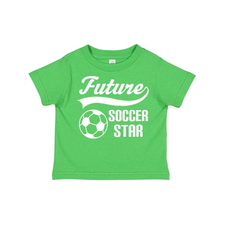 

Inktastic Future Soccer Star Ball Sports Gift Toddler Boy or Toddler Girl T-Shirt