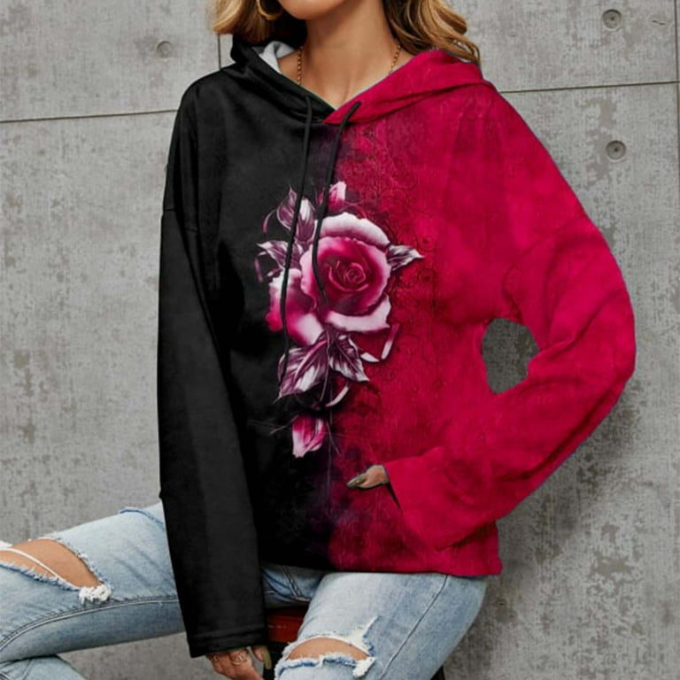 Rose hoodies for girls sale