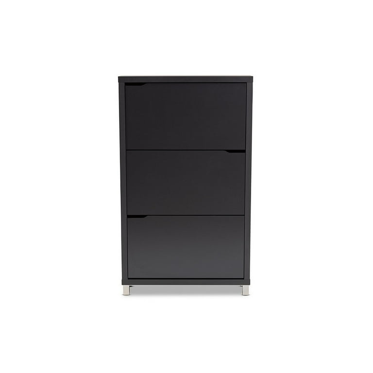 Baxton Studio Simms White Modern Shoe Cabinet Baxton Studio Simms White Modern Shoe Cabinet