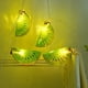 thumbnail image 4 of Cadena de alambre de cobre con 10 luces LED para una decoración creativa del hogar. Lindas luces LED con forma de kiwi, 4 of 8
