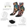 thumbnail image 5 of Naloa Whimsical Animal Spiral Ankle Socks for Women Non Slip Socks No Show Socks Classic Low Cut Casual Socks Casual Socks, 5 of 7