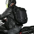 thumbnail image 3 of Motorcycle Bag Tail Bag Waterproof Large Capacity Backpack Pannier Bag Versatile Bag with straps (Black, 30L), 3 of 7