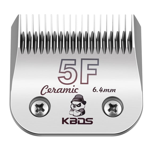 Cuchilla Clipper Blade KBDS desmontable de cerámica, tamaño 5 pies, corte de 6,4 mm