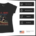 thumbnail image 6 of US Army 250 Anniversary Women's V-Neck T-shirt Military Veteran DD 214 Patriotic, 6 of 7