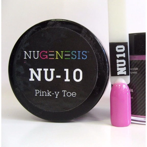 NUGENESIS Nail Color Dip Dipping Powder 1oz/jar - NU10 Pink-y-toe