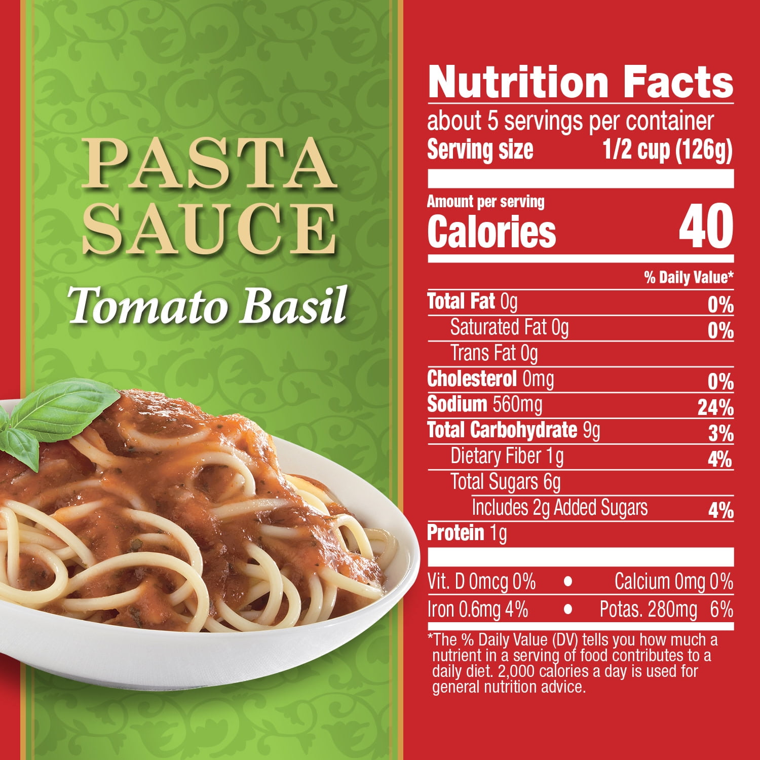 (12 pack) Hunt’s Tomato Basil Pasta Sauce, 24 oz. Can