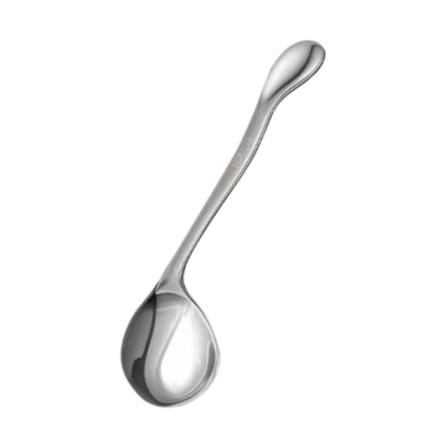 Utensilio curvo para comer solo, ayuda para alimentación, vajilla de uso doméstico, práctico, portátil, ergonómico, auxiliar, para pacientes. Cuchara derecha